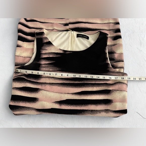 Ivanka Trump Black, Pink blush, and cream Patterned Dress - Picture 15 of 15